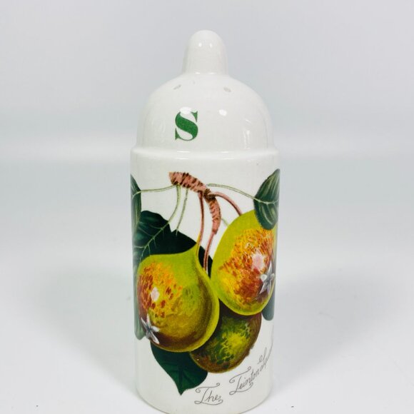 Portmeirion Pomona Ceramic Salt And Pepper Shakers 4” Tall - Picture 4 of 7